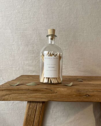 Matches in a glass jar