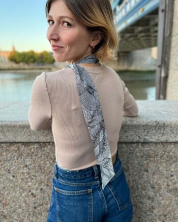 Ikat Scarf - Illusion