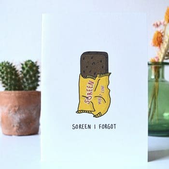 Sorry card “Soreen I Forgot”