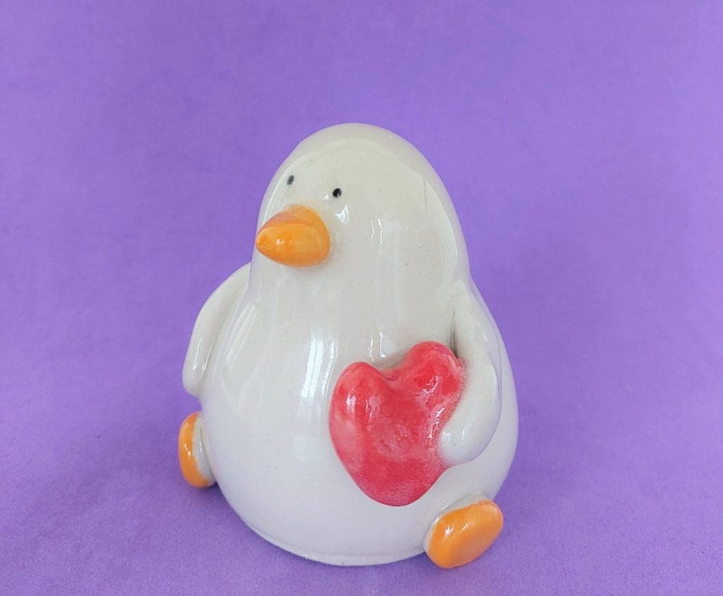 Valentine's Or Galentine's Gifts - ceramic duck
