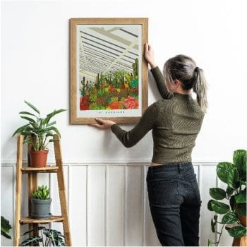 The Barbican Conservatory Illustrated Art Print