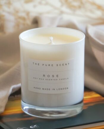 Rose Soy Candle in a Glass