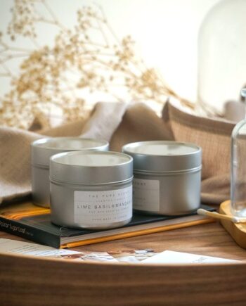 100g Soy Candles in a Tin, Hand Poured in Walthamstow
