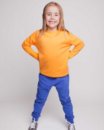 Kids' Organic and Recycled Brushed Fleece Cotton Jumper