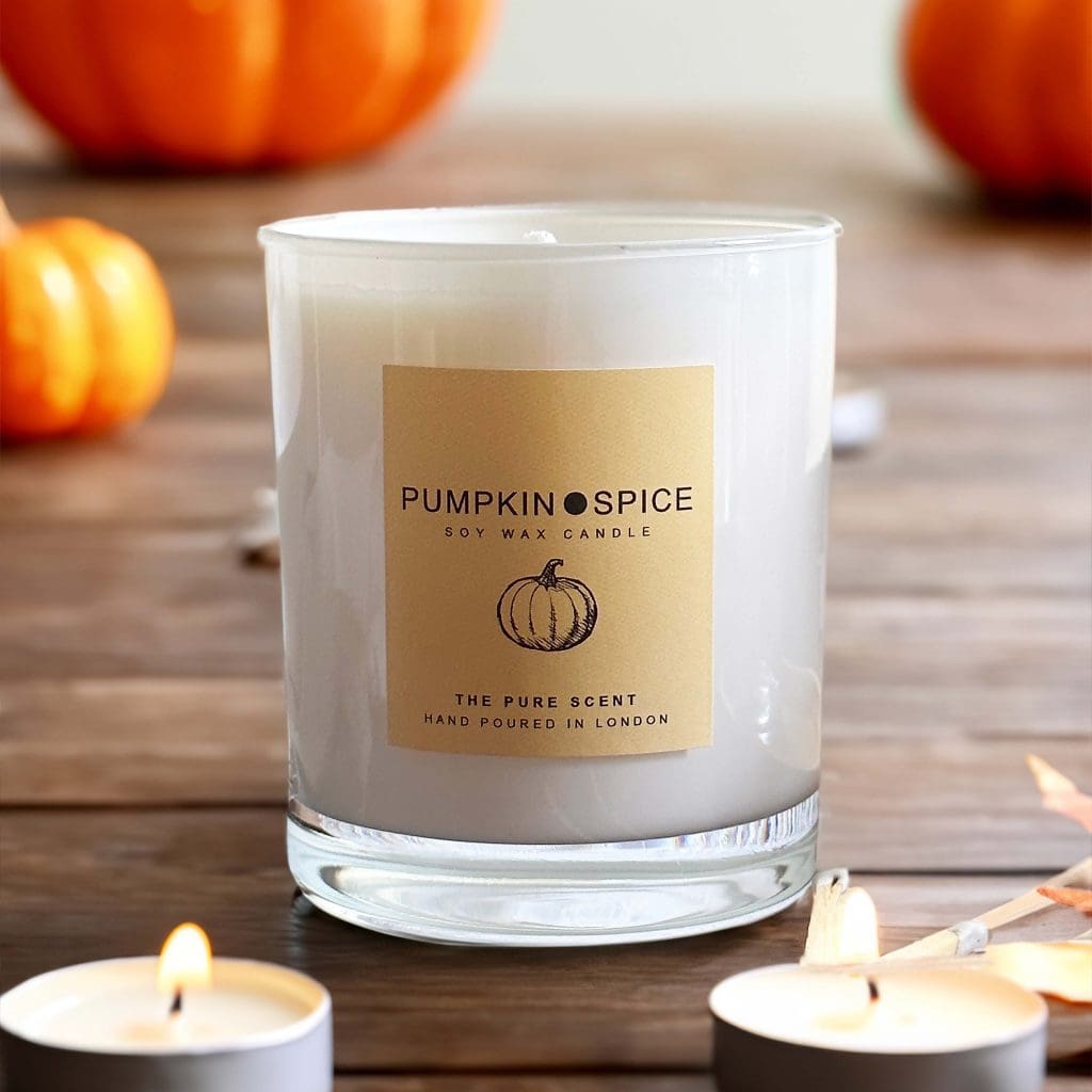 Pumpkin Spice Soy Candle in a Glass