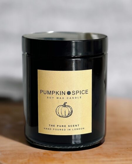 150g Pumpkin Spice Soy Candle • Amber Collection