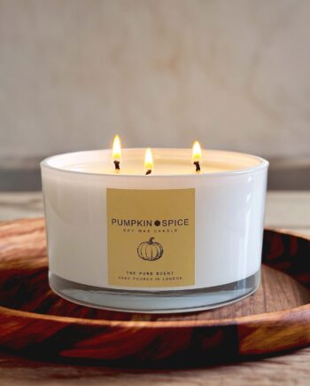 Large 3 Wick Pumpkin Spice Soy Candle
