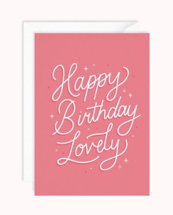 Happy Birthday Lovely Card | Greeting Card