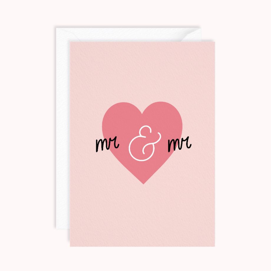 Mr and Mr Card | Wedding Card