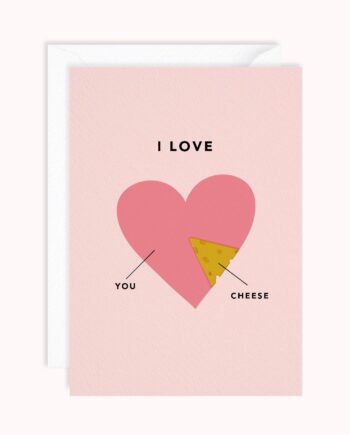 I Love You and Cheese | Funny Anniversary Card | Valentines Card