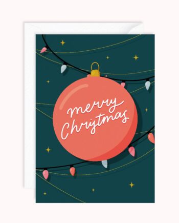 Merry Christmas Greeting Card | Festive Xmas Card
