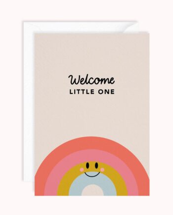 Welcome Little One | New Baby Greeting Card