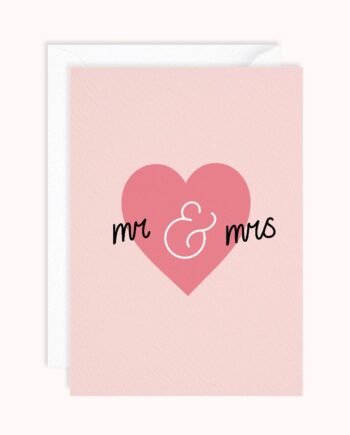 Mr and Mrs Card | Wedding Card