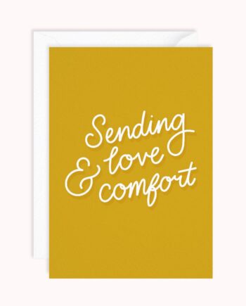 Love And Comfort | Simple Sympathy Card