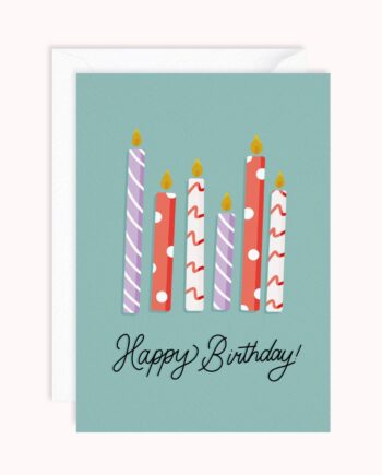 Happy Birthday Candles | Gender Neutral Birthday Card