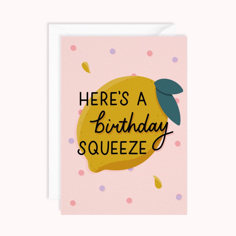 Birthday Squeeze Greeting Card | Cute Birthday card