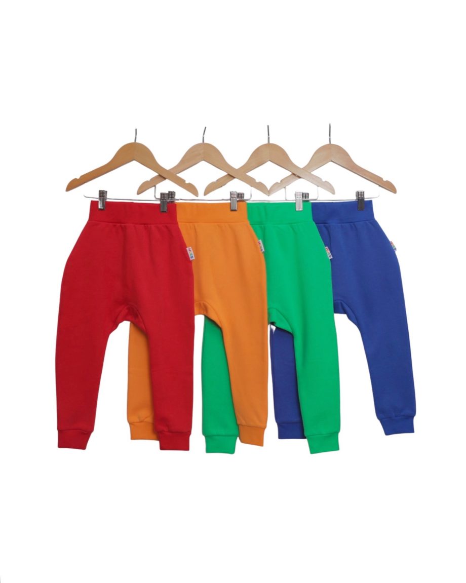 Kids' Organic and Recycled Brushed Fleece Cotton Joggers