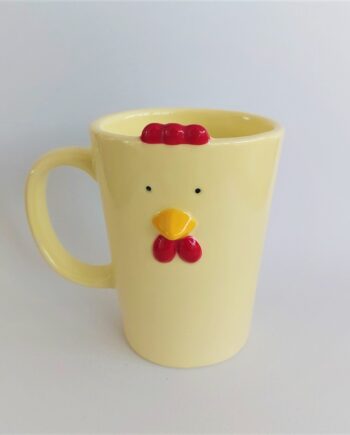 Ceramic Chicken Face Mug