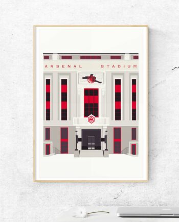 Art Deco London The old Arsenal Stadium print