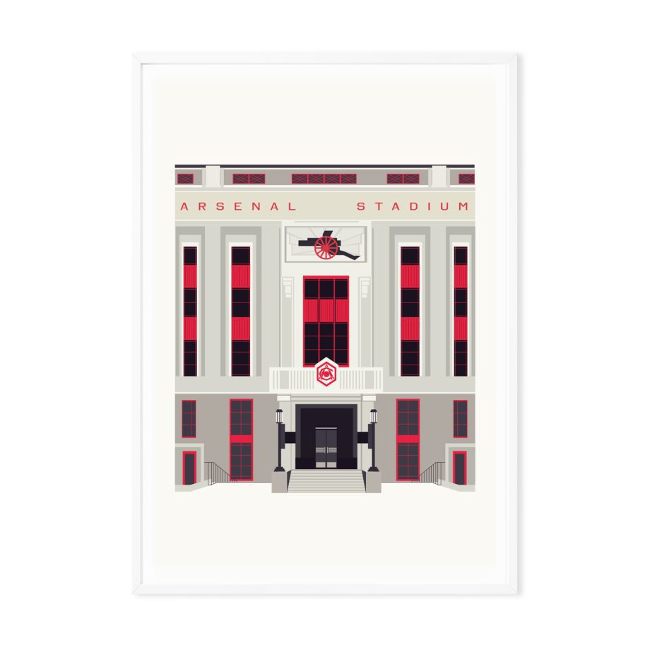 Arsenal FC- The Old Arsenal Stadium by Eye for London Prints