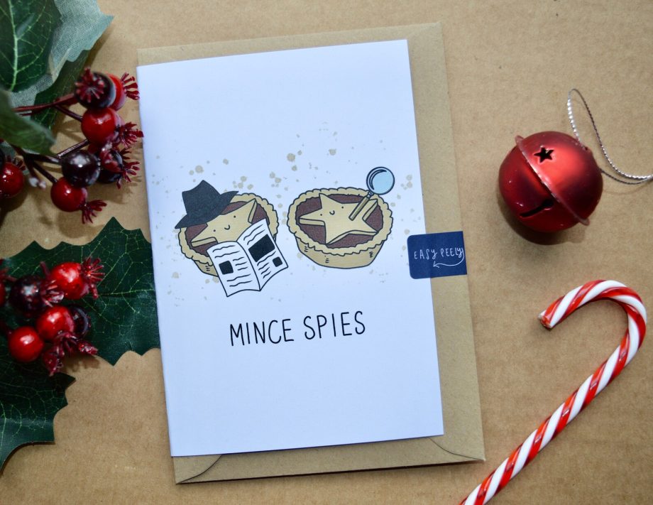 Christmas Card - Mince Spies