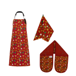 Gingerbread organic cotton tea towel