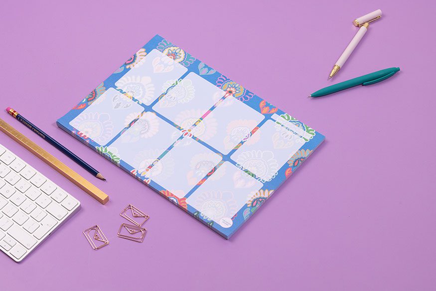 Metamorphosis - Patterned A4 Weekly Planner Pad