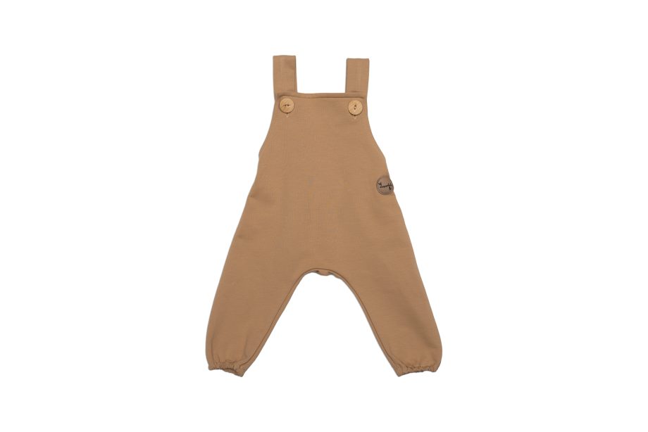 Baby and Toddler Beige Dungarees