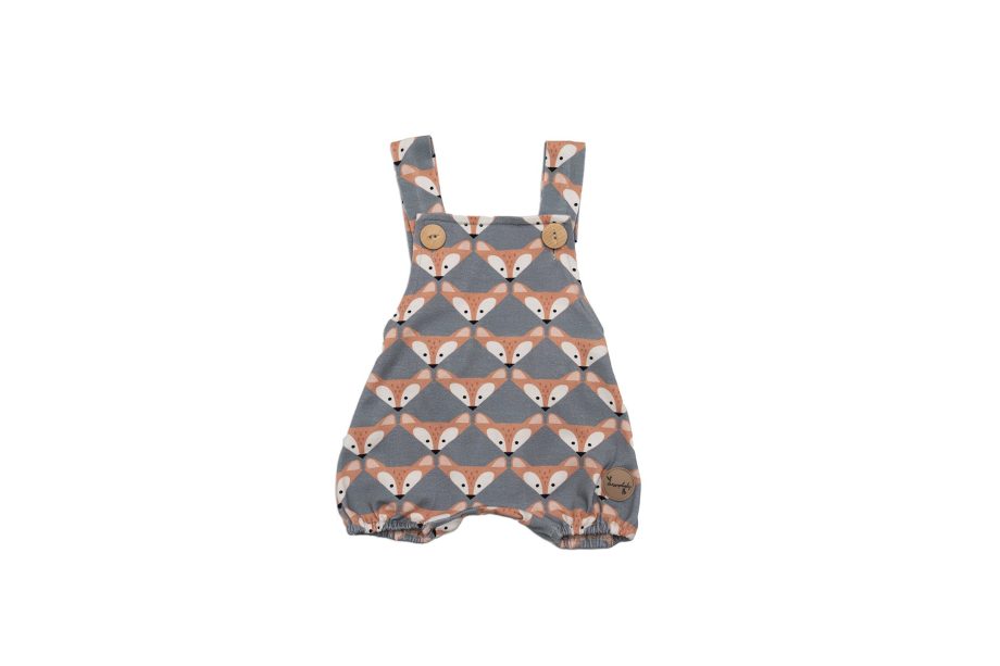 Baby and Toddler Fox Short Dungarees