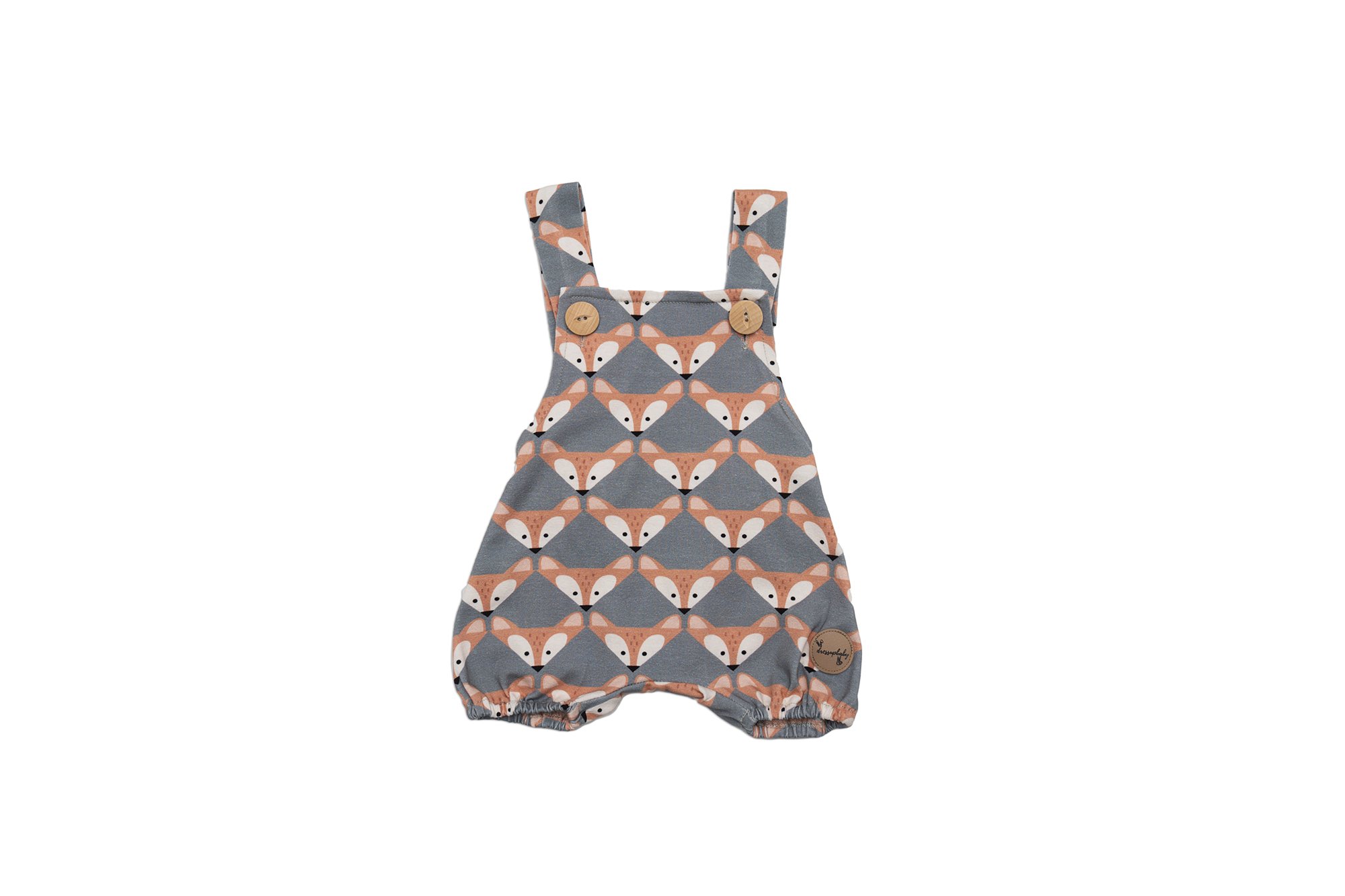 Baby and Toddler Fox Short Dungarees – Urban Makers