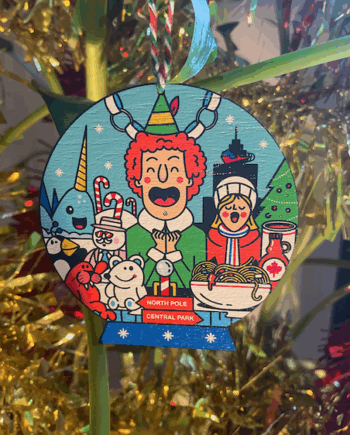 Buddy the Elf Wooden Ornament