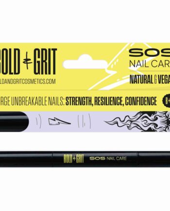 Nail Care Serum in a black pen from Bold & Grit