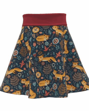 Fox jersey skater skirt