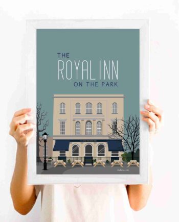 The Royal Inn on the Park - art print