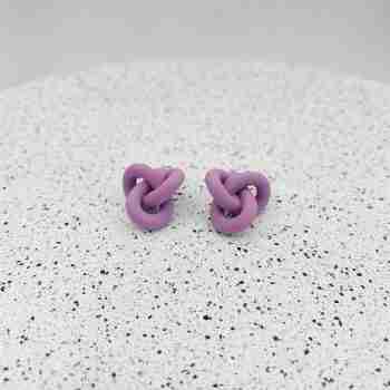 Knotted Stud Earrings