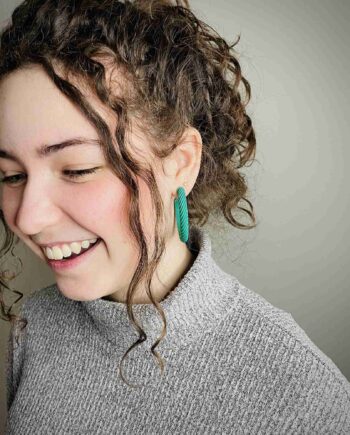 Large Twist Hoop Earrings