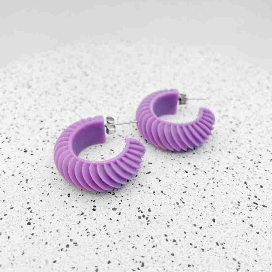 Mini Hoop Twist Earrings