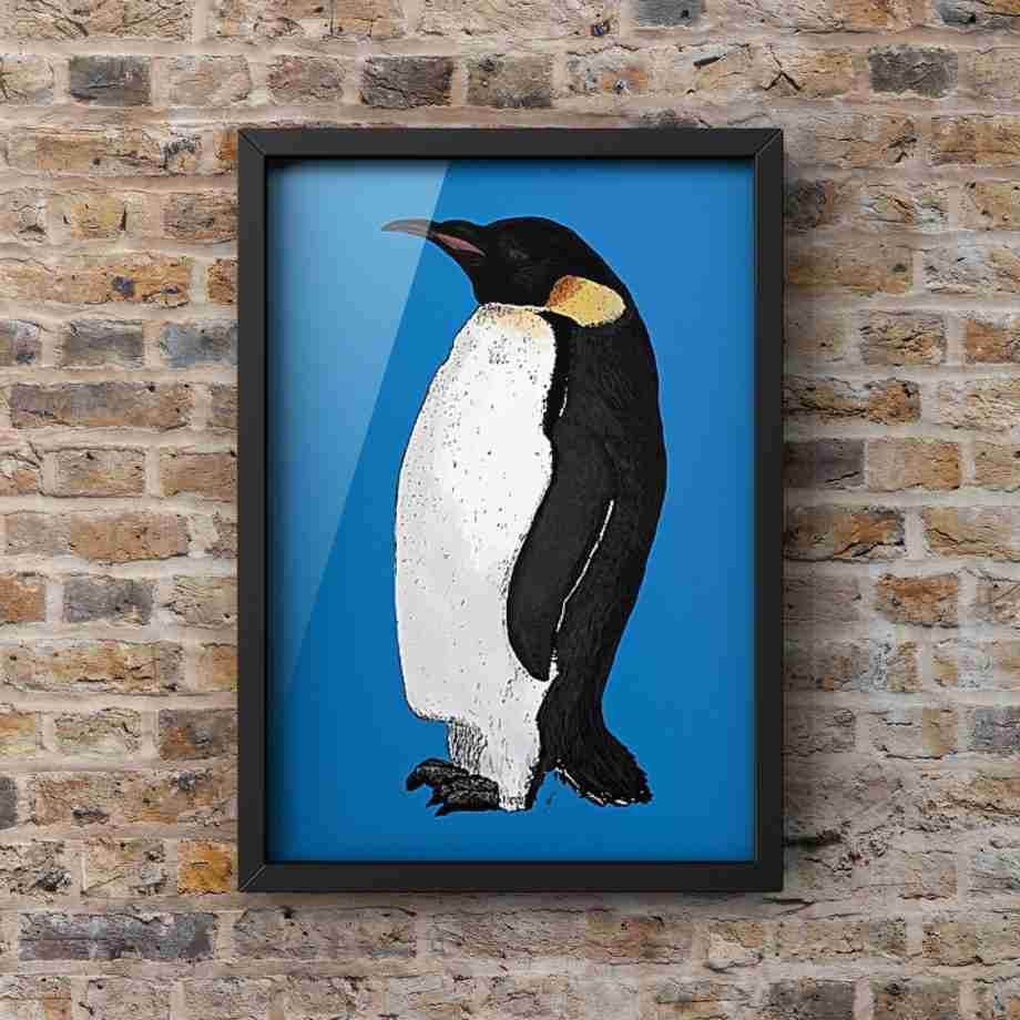 The Last Emperor - Penguin Portrait Art Print