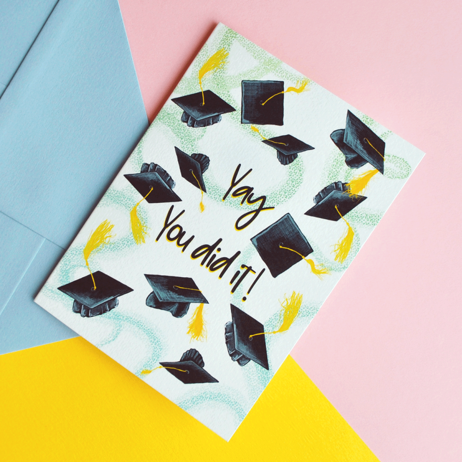 Graduation Yay You Did It Card