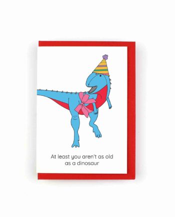 At least you aren't as old as a dinosaur greeting card