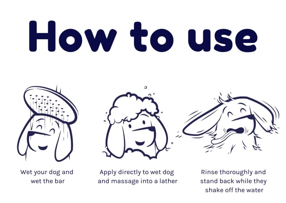 How to use Dog Shampoo Bar