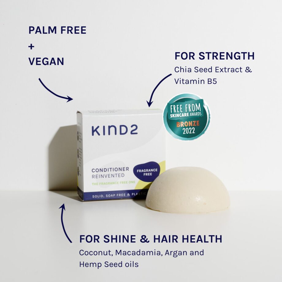 Fragrance Free Conditioner Bar with awards