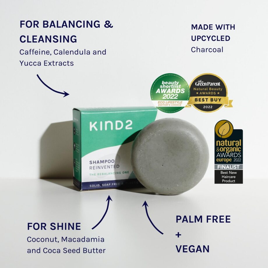 Rebalancing Shampoo Bar with awards