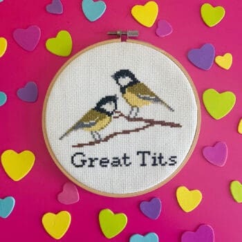 Great Tits - Cross Stitch Kit