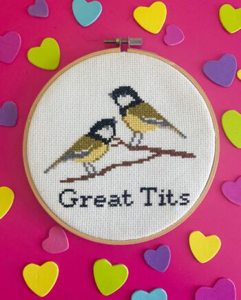 Great Tits - Cross Stitch Kit