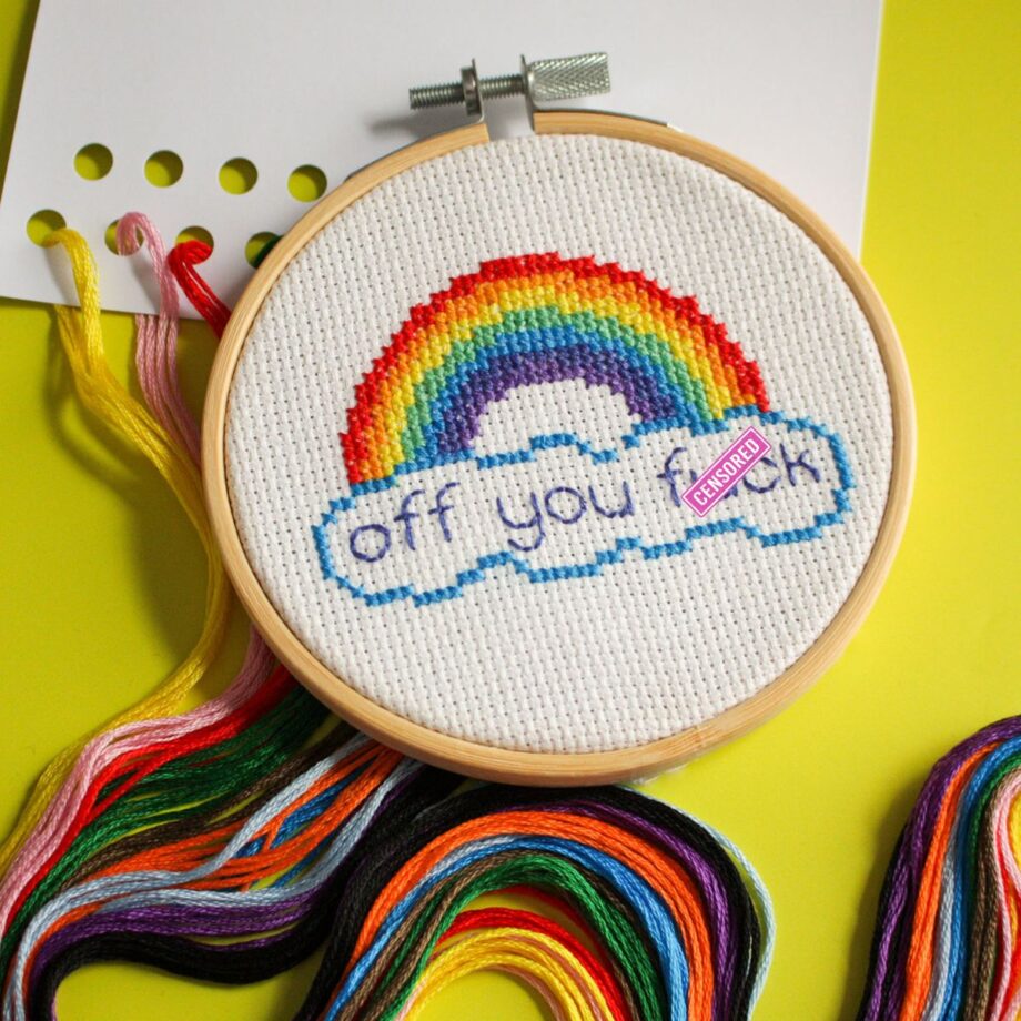 Off You F*ck - Cross Stitch Kit