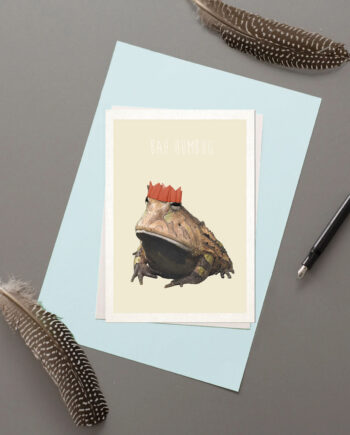 Bah Humbug Christmas Card - Amazon Horned Frog