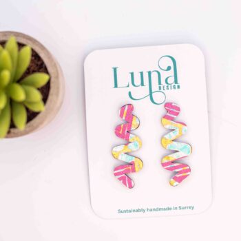 Squiggle Stud Earrings