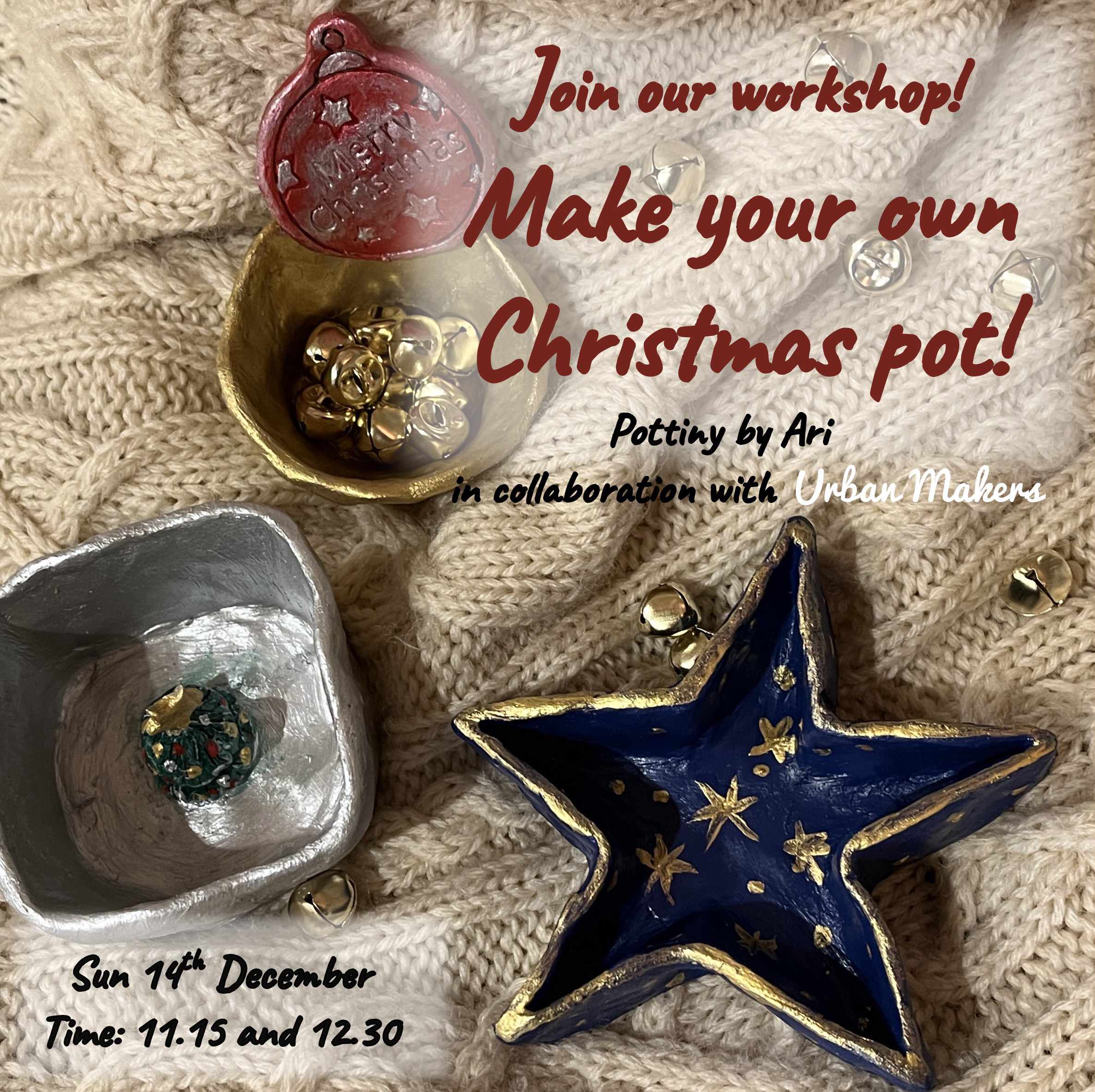 Christmas workshop - Make your own Christmas Pot