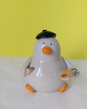 Quackson Pollock - Handmade Ceramic Duck